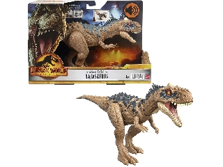 Jurassic World 3 támadó dínó hanggal Rajasaurus 