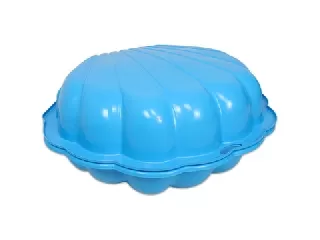 Kagyló homokozó - kék, 2 részes