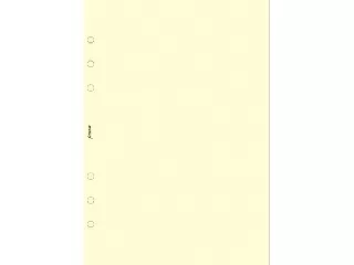 Kalendárium betét, jegyzetlap, personal méret, sima, FILOFAX, krémszín
