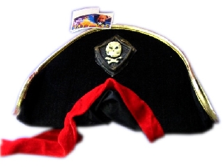 Kalóz kalap piros kendővel