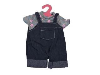 Kantáros nadrág póló babaruha - 46 cm 