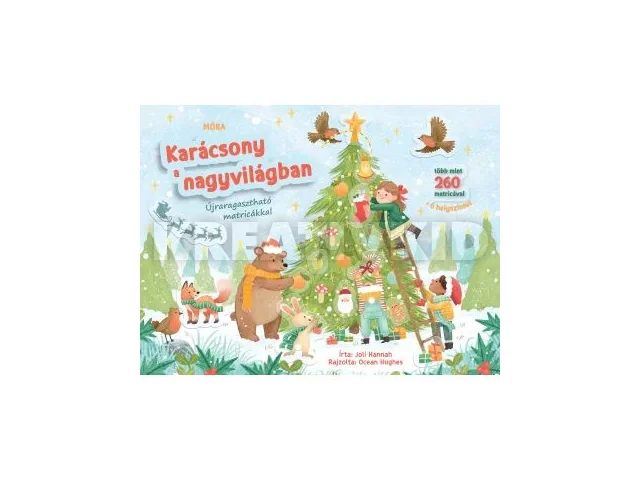 Karácsony a nagyvilágban (matricás foglalkoztató)