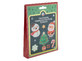 Karácsonyi gyémántfestős díszek, 12 db