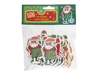 Karácsonyi szivacsmatricák, 25 db