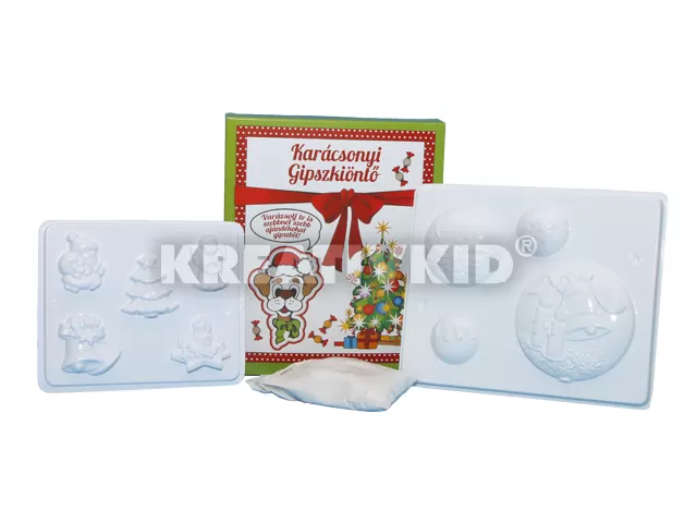 Karácsonyi gipszkiöntő készlet