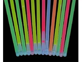 Karkötő, sötétben világító, műanyag, 15 db, vegyes színek