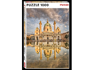 Karlskirche Bécs 1000db-os puzzle