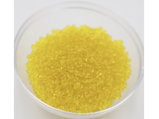 Kásagyöngy 2 mm 20 g átlátszó citromsárga