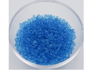 Kásagyöngy 2 mm 20 g átlátszó kék