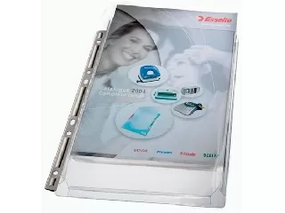 Katalógustartó genotherm, lefűzhető, A4, 170 mikron, narancsos felület, 20 mm, LEITZ 