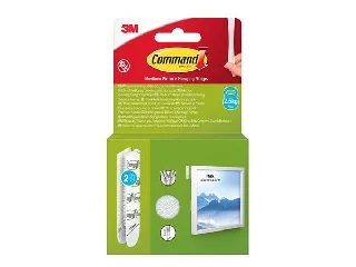 Képakasztó csík, tépőzáras, 2 pár,3M SCOTCH 