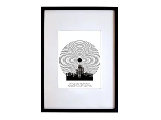 Képkeret, 21x29,7 cm, aluminium keret,