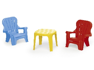 Kerti asztal székekkel - 37 x 37 x 31 cm