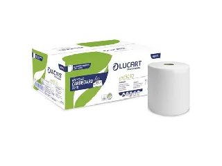 Kéztörlő, tekercses, 2 rétegű, LUCART, 