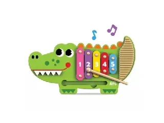 Kid Hits: Krokodil alakú xilofon, fa