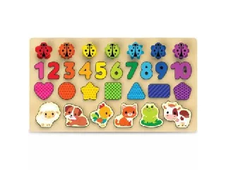 Kids Hits: Fa foglalkoztató tábla - Első leckém - 30 db-os