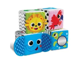 Kids Hits: Puha foglalkoztató kocka babáknak - Állatkert