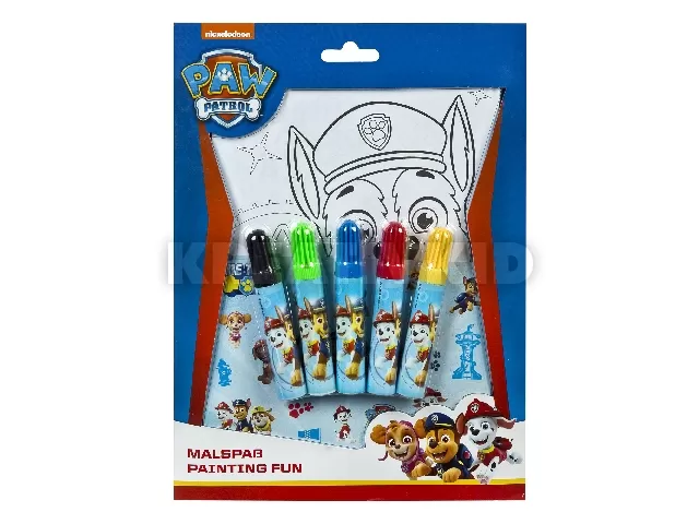 Kifestő 10 lappal és 5 filctollal - Mancs őrjárat