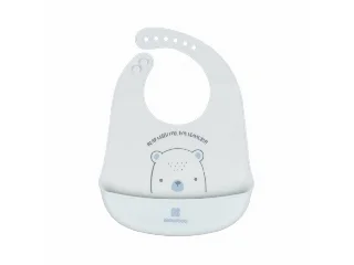 Kikkaboo elõke szilikon Bear with Me kék