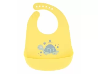 Kikkaboo elõke szilikon nagy Teknõs sárga