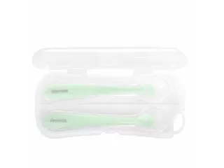 Kikkaboo etetõkanál szilikon tartóban 2db menta