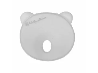 Kikkaboo párna - laposfejûség elleni memóriahabos ergonomikus Airknit  maci szürke