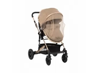 Kikkaboo szúnyogháló - univerzális babakocsira és mózeskosárra bézs