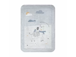 Kikkaboo takaró polár 110x140cm  zebra