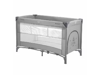 Kikkaboo utazóágy - 2 szintes So Gifted 2023 szürke