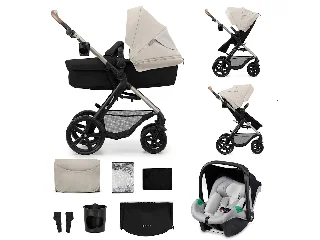 Kinderkraft babakocsi többfunkciós Moov2 3in1 átalakítós Moonlight szürke