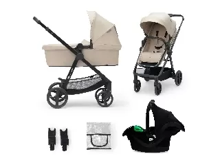 Kinderkraft babakocsi többfunkciós NEWLY 3in1 MINK PRO  bézs
