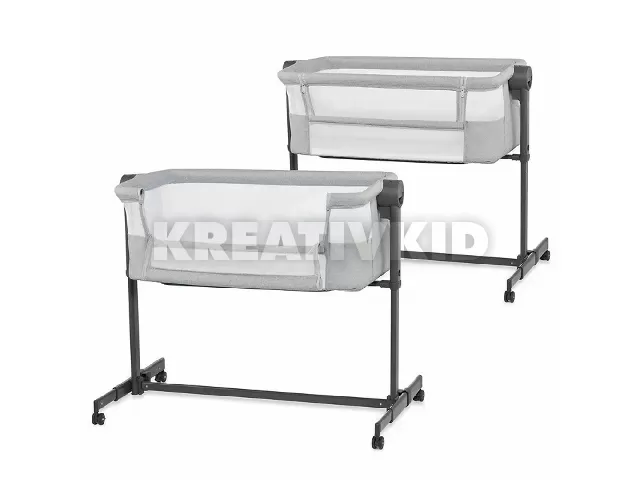 Kinderkraft babaöböl és babaágy 2in1 Neste Up2 világosszürke