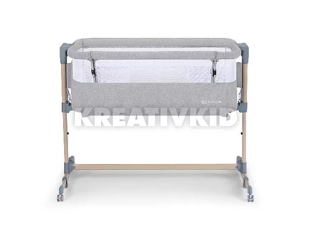 Kinderkraft babaöböl Neste Air 2in1 világosszürke-melange fa hatású