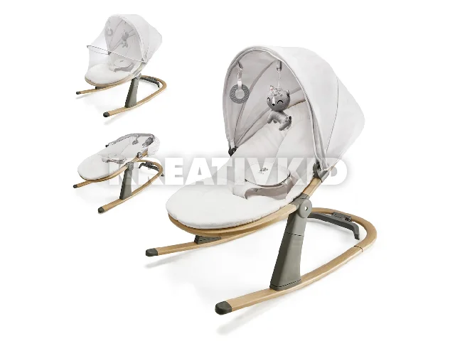 Kinderkraft pihenõ és hintaszék ELSU fehér