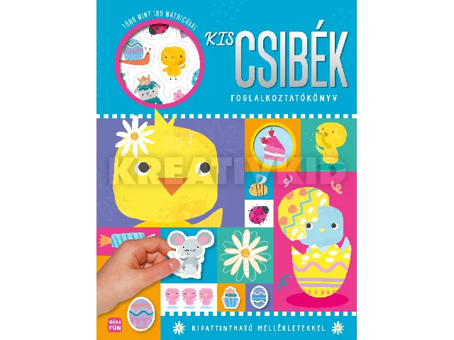 KISCSIBÉK FOGLALKOZTATÓKÖNYV - KIPATTINTHATÓ MELLÉKLETEKKEL