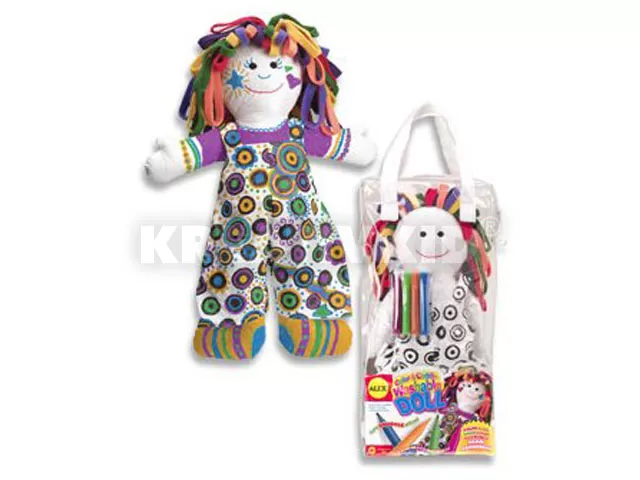 Kiszínezhető-Kimosható Baba