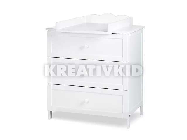 Klups OLIVER komód - Fehér/biala