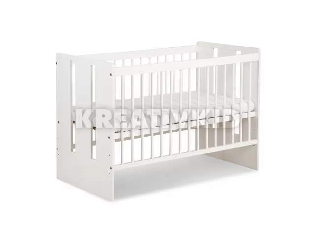 Klups Paula kiságy 60x120 - fehér (biel)