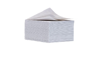Kockablokk 8,5 x 8,5 cm 500 lap, fehér