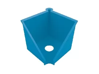 Kockablokktartó GREENline 10x10 cm intenzív kék