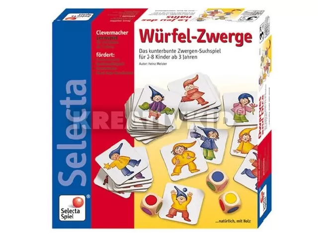 Kockamanók társasjáték (Würfel-Zwerge)