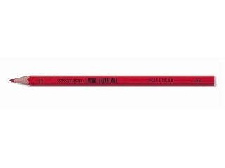 Koh-I-Noor piros postairon ceruza, hatszögletű, vastag