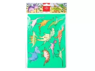 Koh-I-Noor: Rajzolósablon dínó formákkal