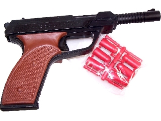Kommandós játék pisztoly gumilövedékkel