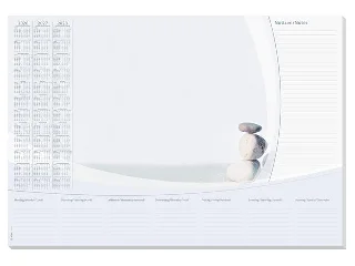 Könyökalátét, 595x410 mm, 3 éves és heti tervezővel, SIGEL 