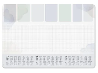 Könyökalátét, 595x410 mm, 3 éves és heti tervezővel, SIGEL 