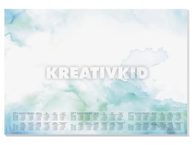 Könyökalátét, 595x410 mm, 3 éves és heti tervezővel, SIGEL 