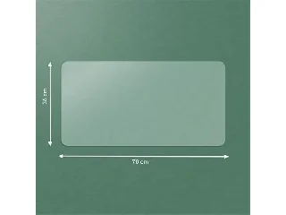 Könyökalátét, 70x36 cm, LEITZ, áttetsző