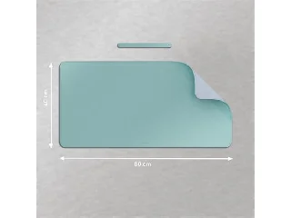 Könyökalátét, 80x40 cm, LEITZ, menta