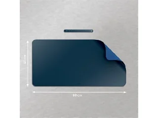 Könyökalátét, 80x40 cm, LEITZ, sötétkék